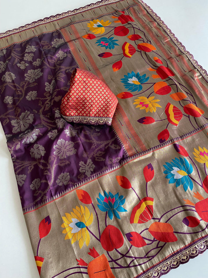 More is Pretty Paithani Silk Saree