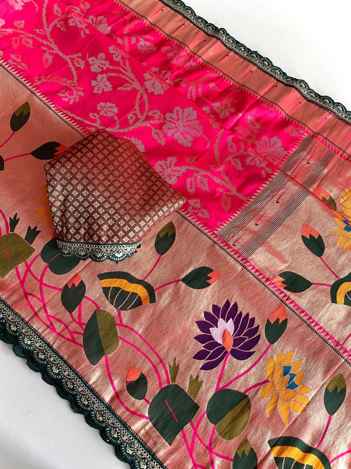 More is Pretty Paithani Silk Saree