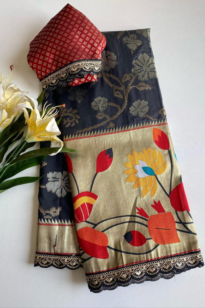 More is Pretty Paithani Silk Saree