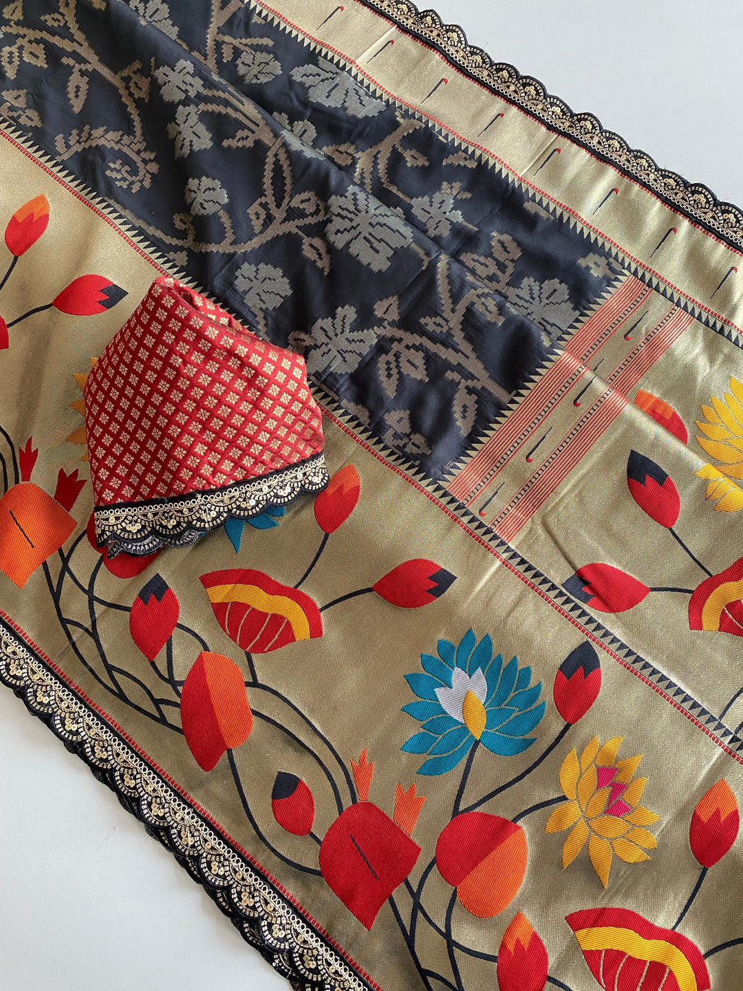 More is Pretty Paithani Silk Saree