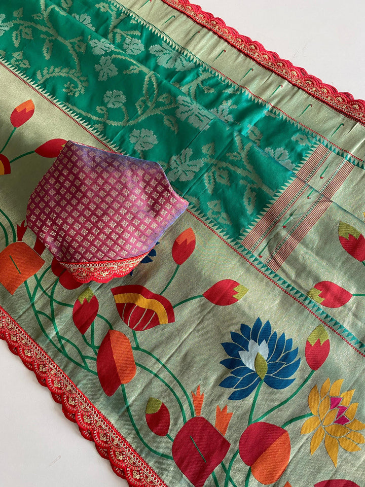 More is Pretty Paithani Silk Saree