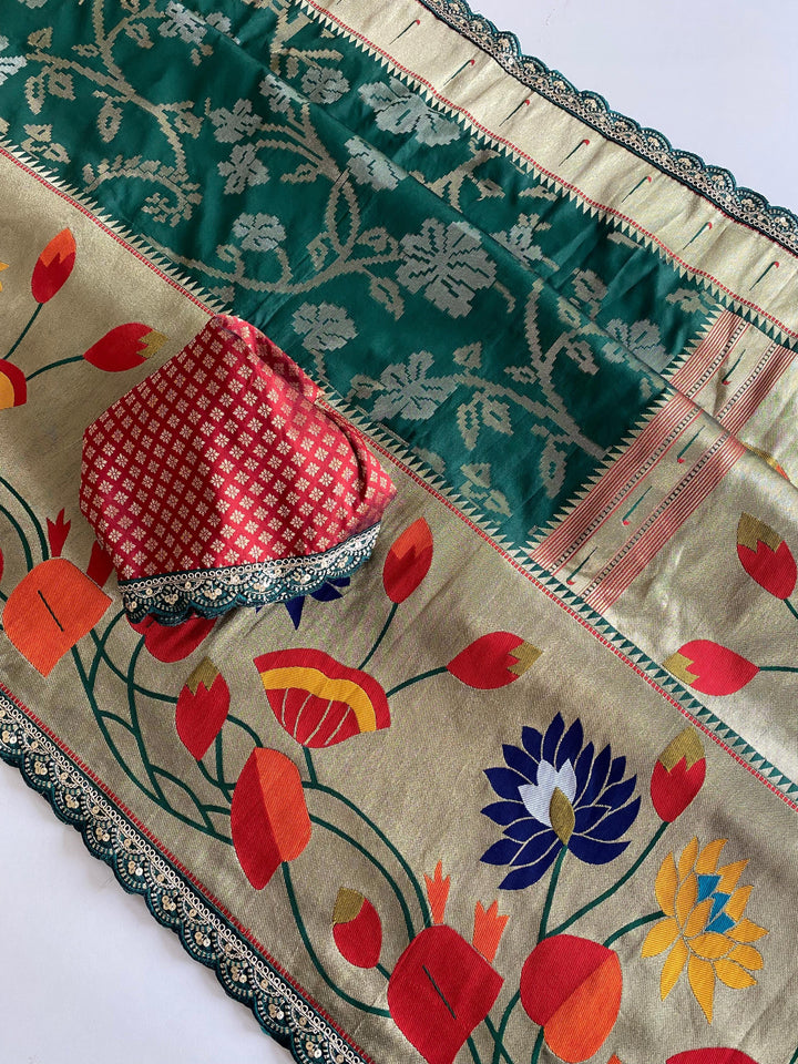 More is Pretty Paithani Silk Saree