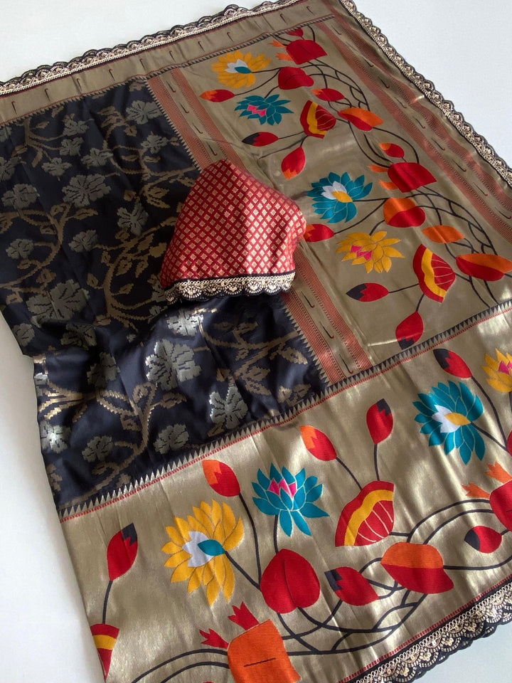 More is Pretty Paithani Silk Saree