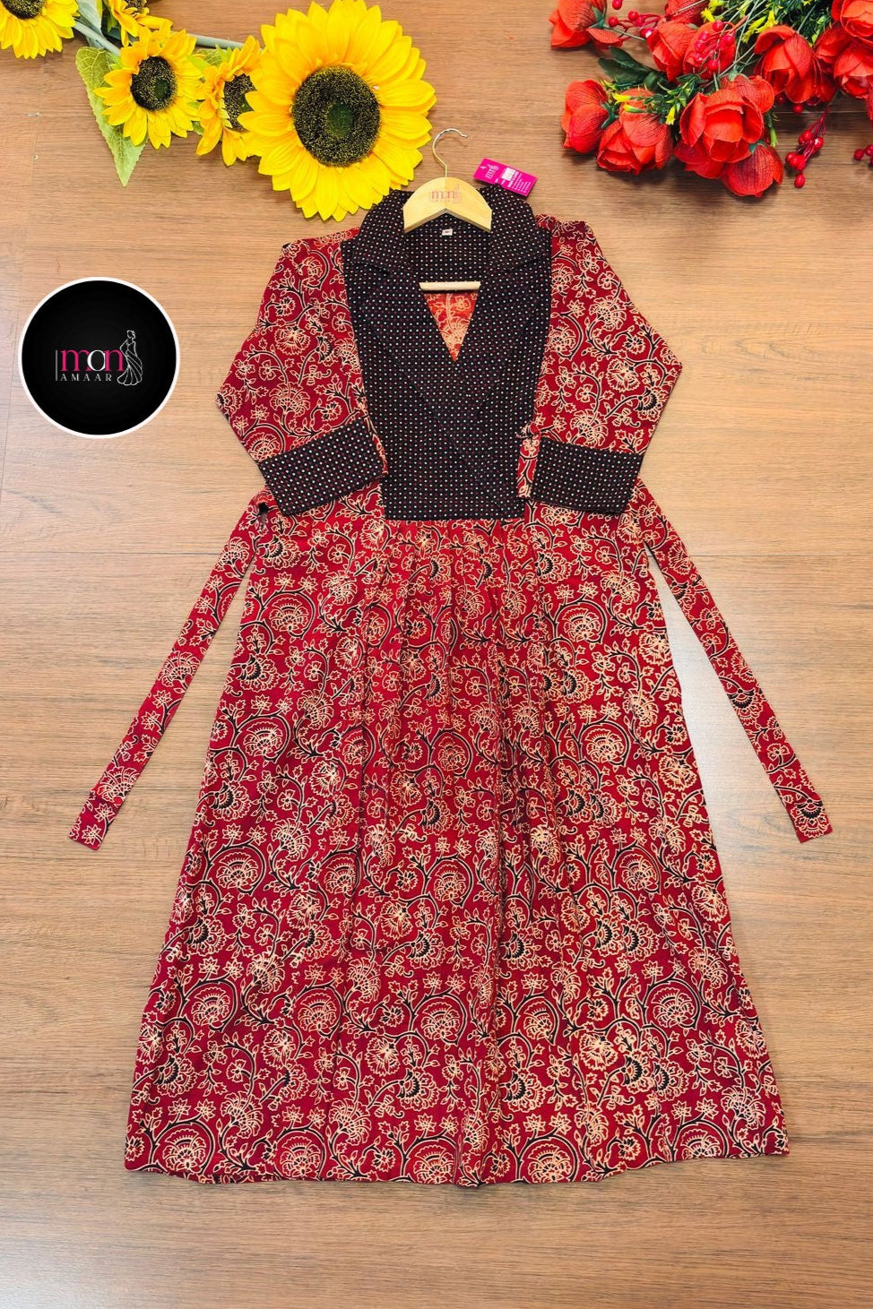 Rang Tarang -Sustainable Long Handloom Dress