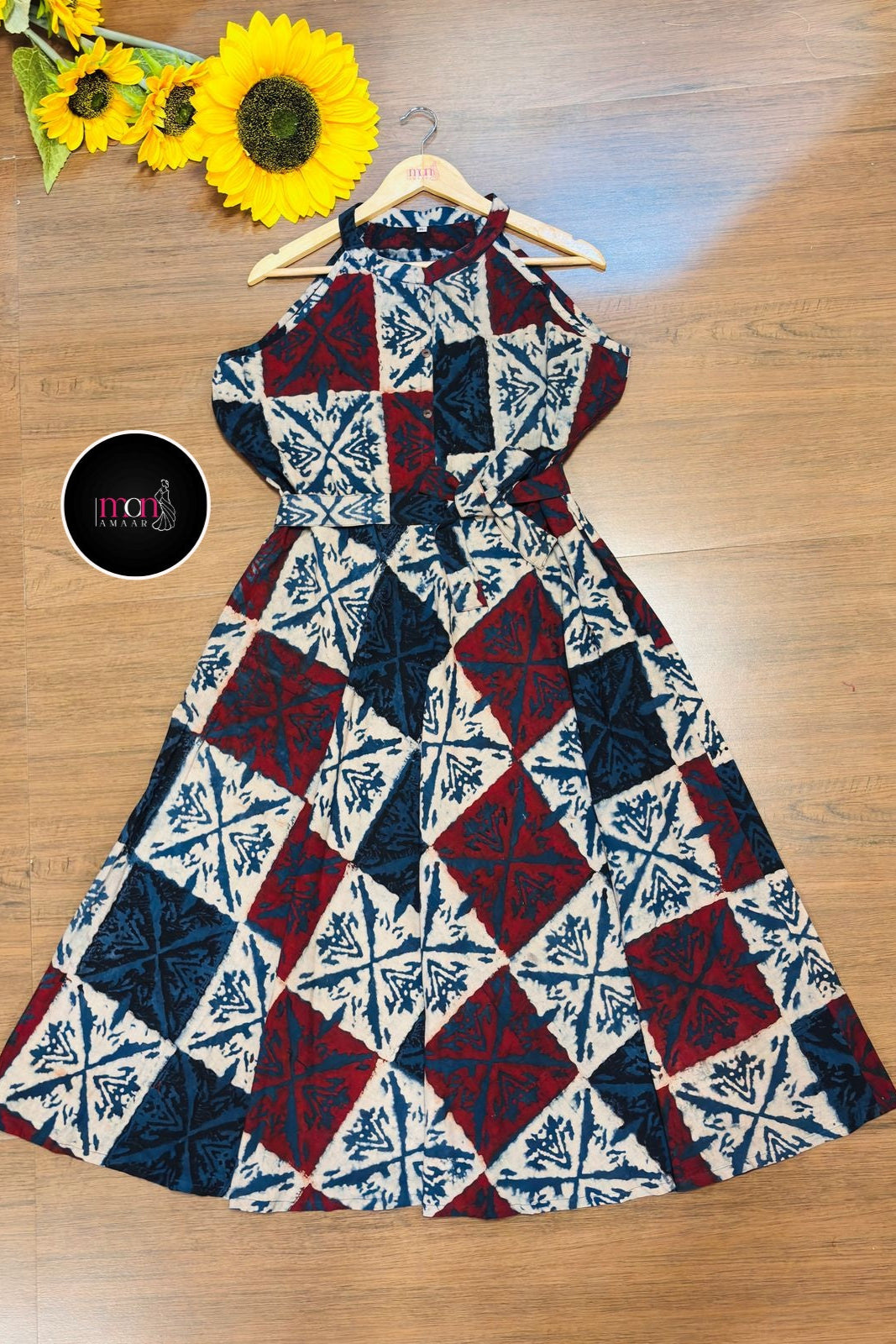 Zero-Waste Sustainable Long Handloom Dress