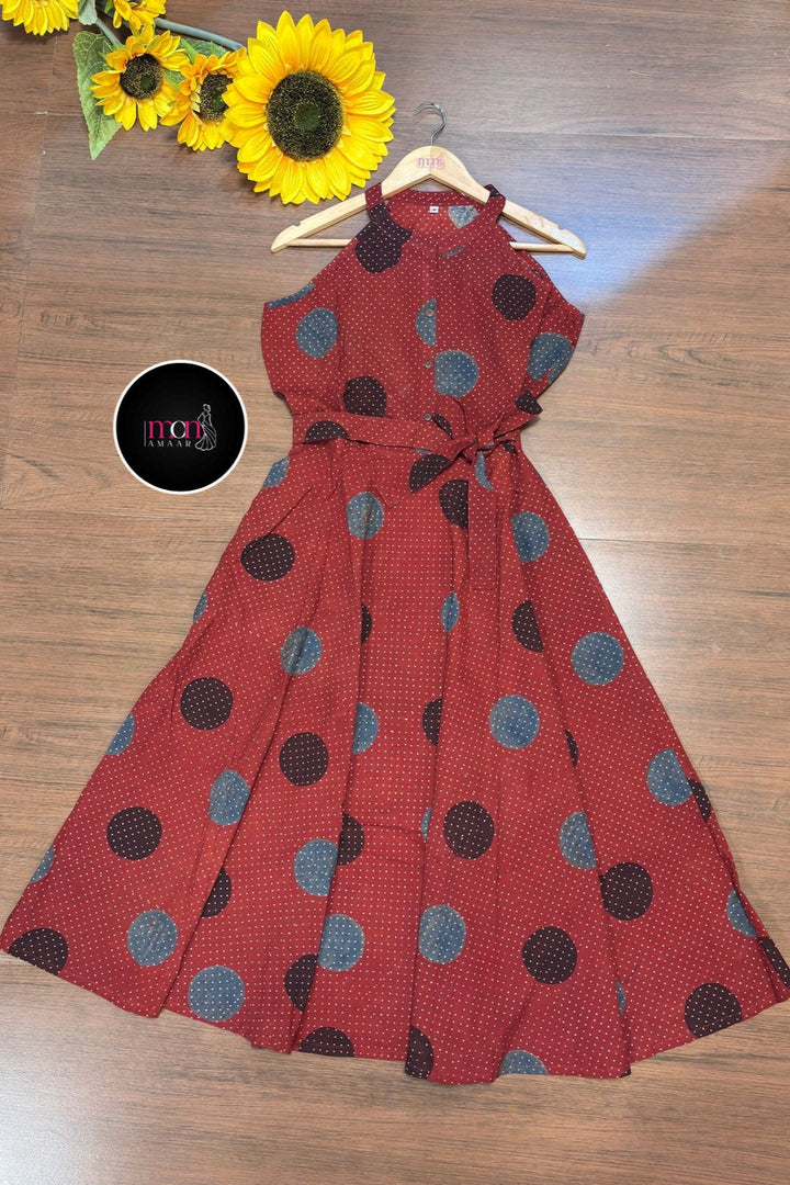 Spot On Style Sustainable Long Handloom Dress