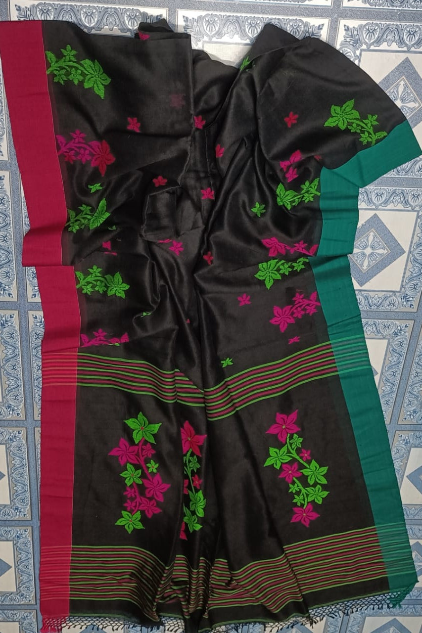 Kirtana Khadi Cotton Saree