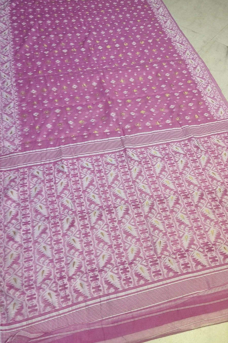Kanchanlata Dhakai Jamdani Saree