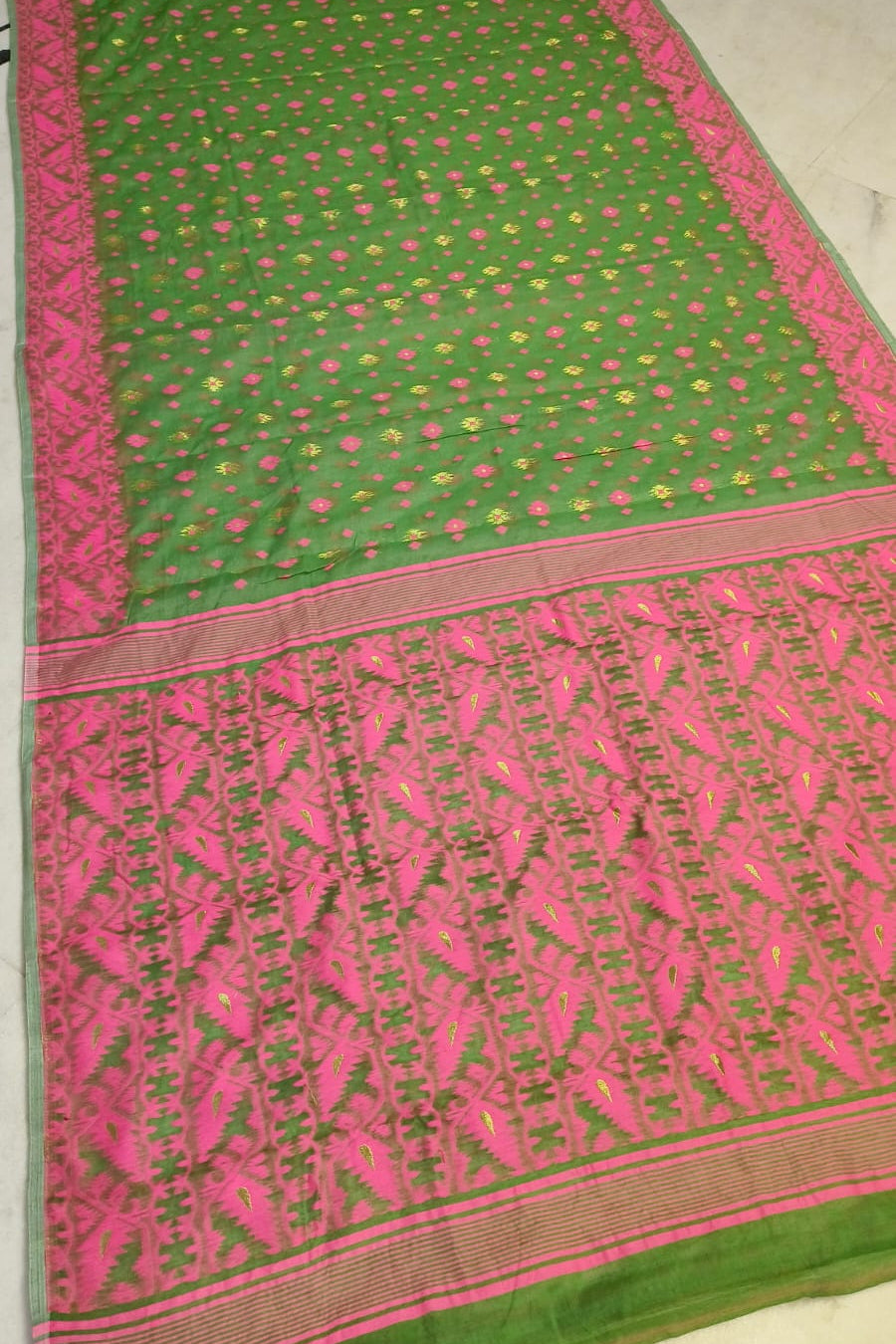 Kanchanlata Dhakai Jamdani Saree