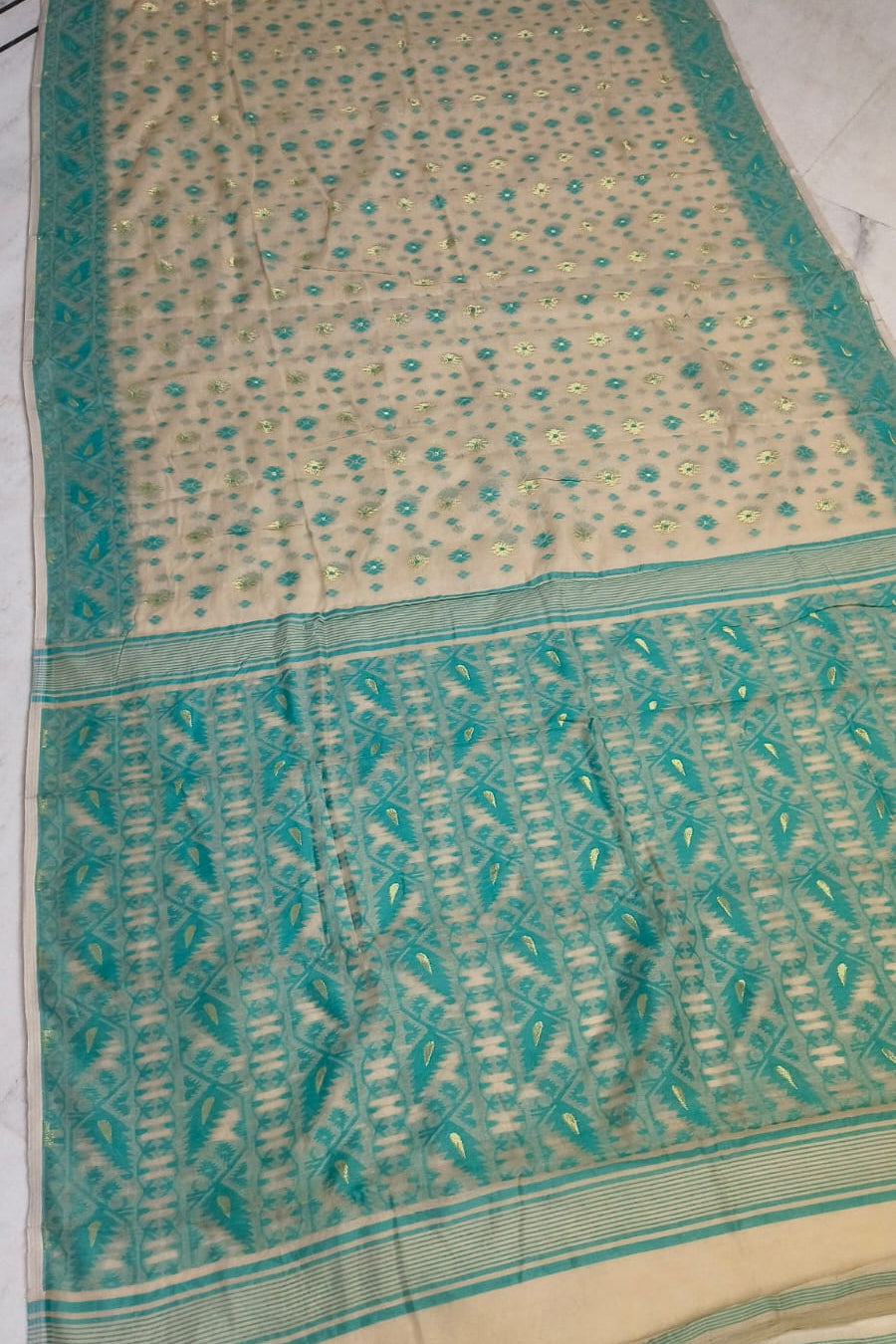 Kanchanlata Dhakai Jamdani Saree