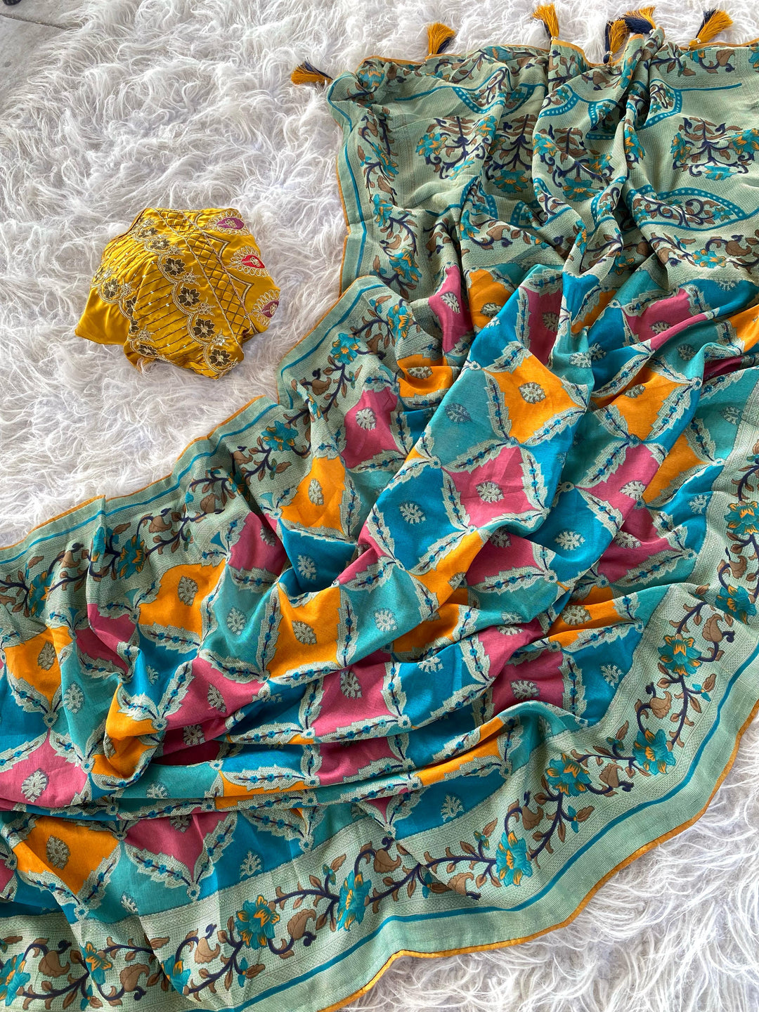 The Rain Designer Brasso Silk Saree