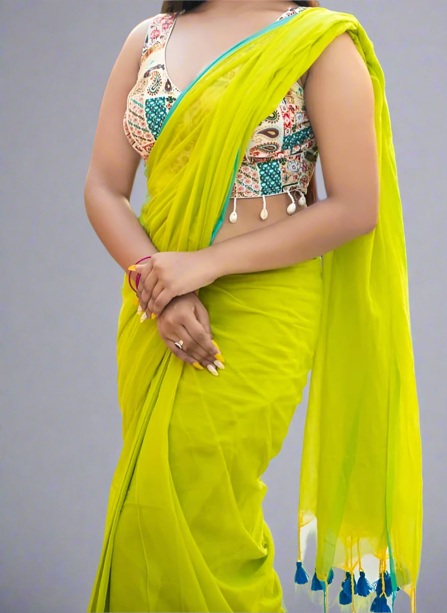 Basumati Mul Cotton Saree