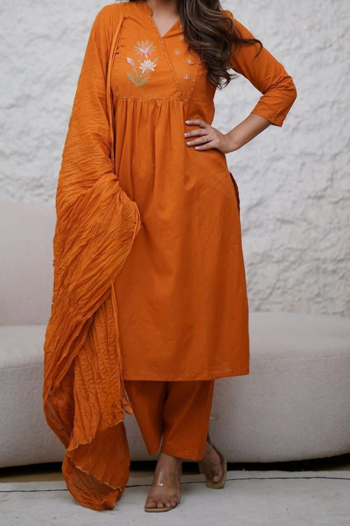 City And Colors Cotton Kurti Set