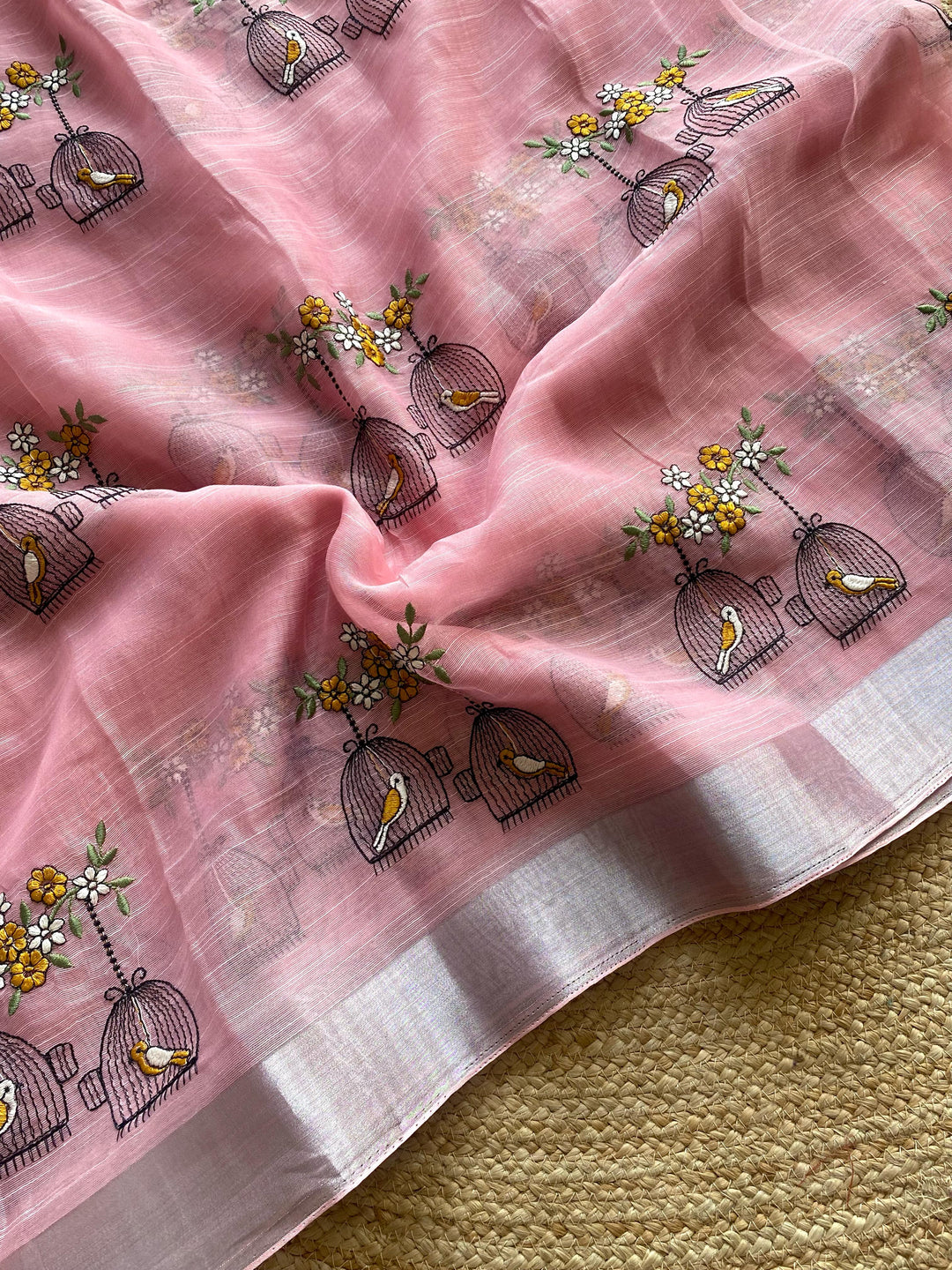 Happily Ever Fancy Linen Silk Saree