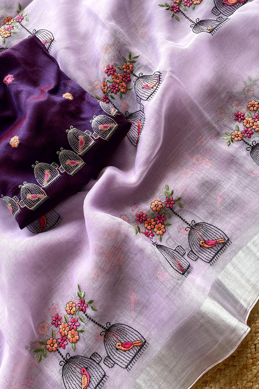 Happily Ever Fancy Linen Silk Saree