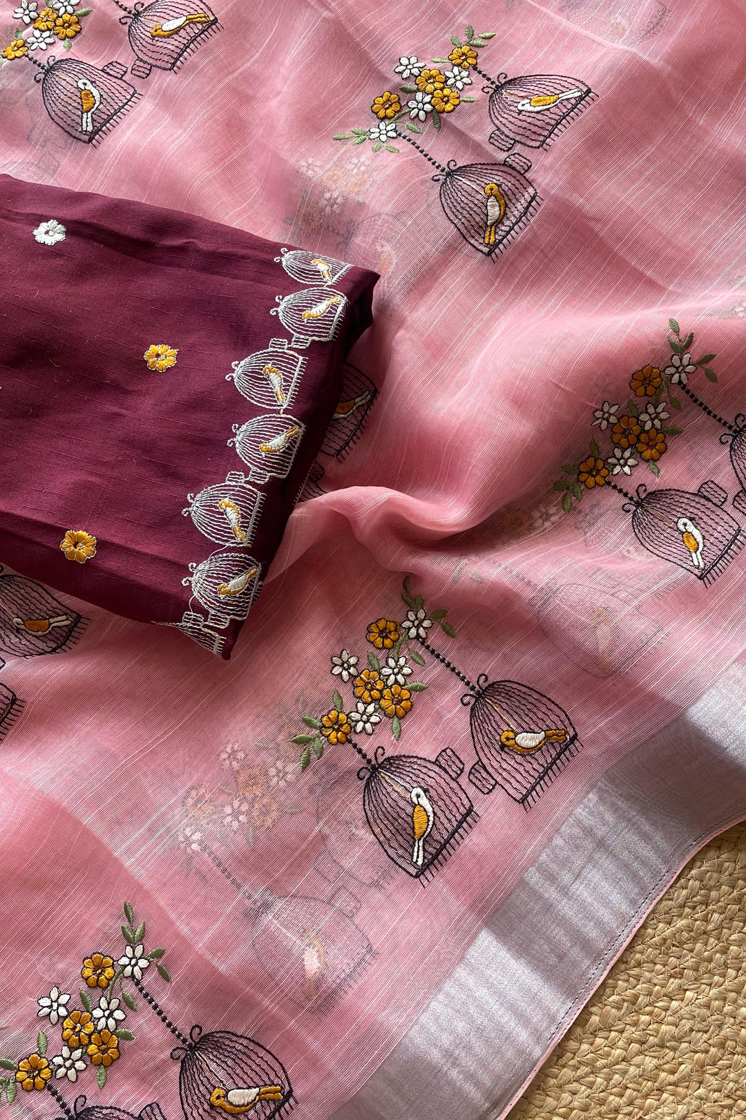 Happily Ever Fancy Linen Silk Saree
