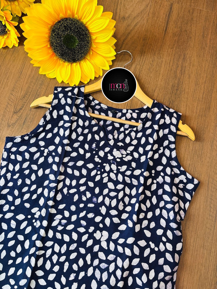 Dear Zindagi- Sustainable Block Print Ethnic Top