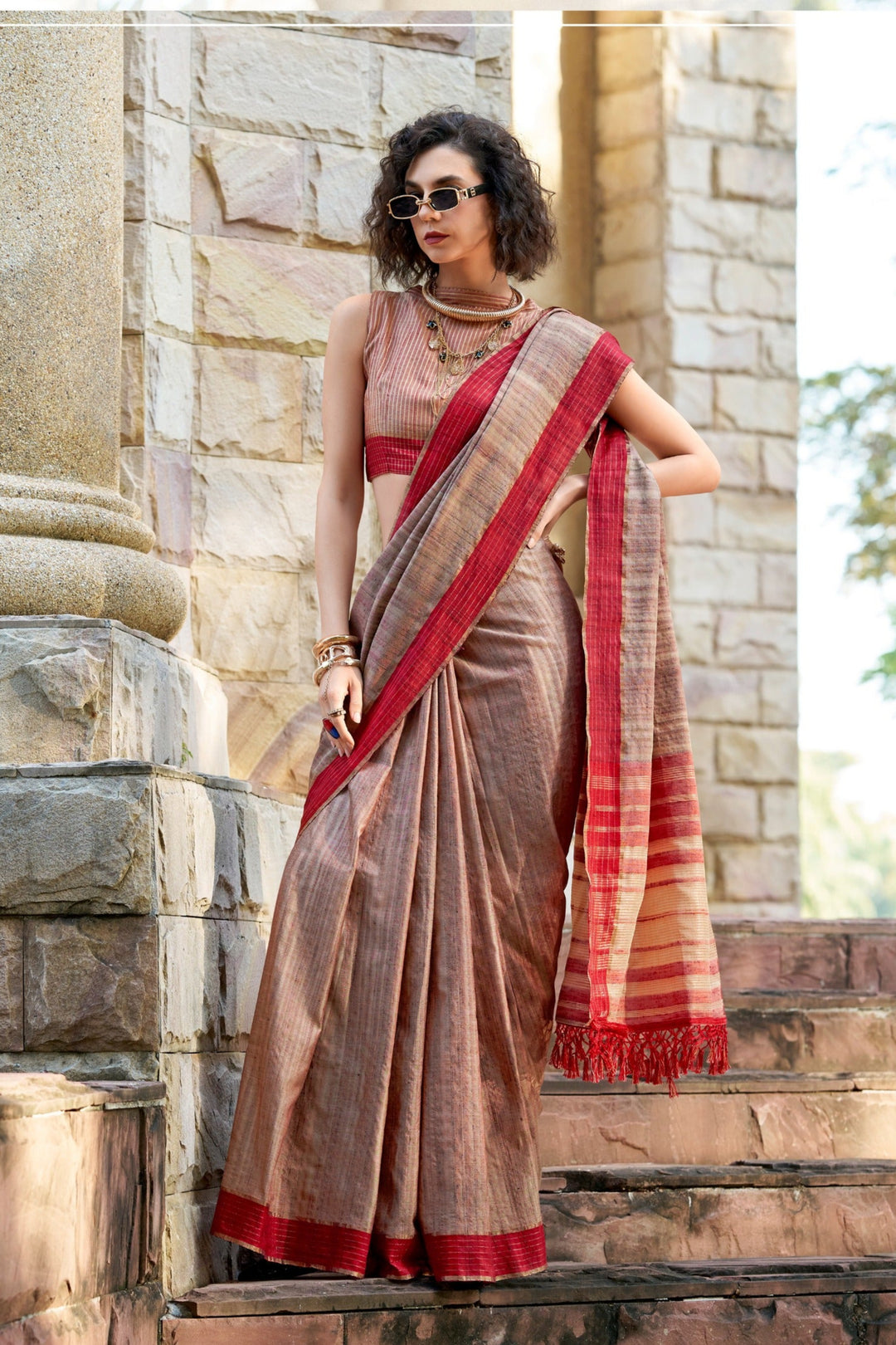 Always Fashionable Fancy katan Silk Saree