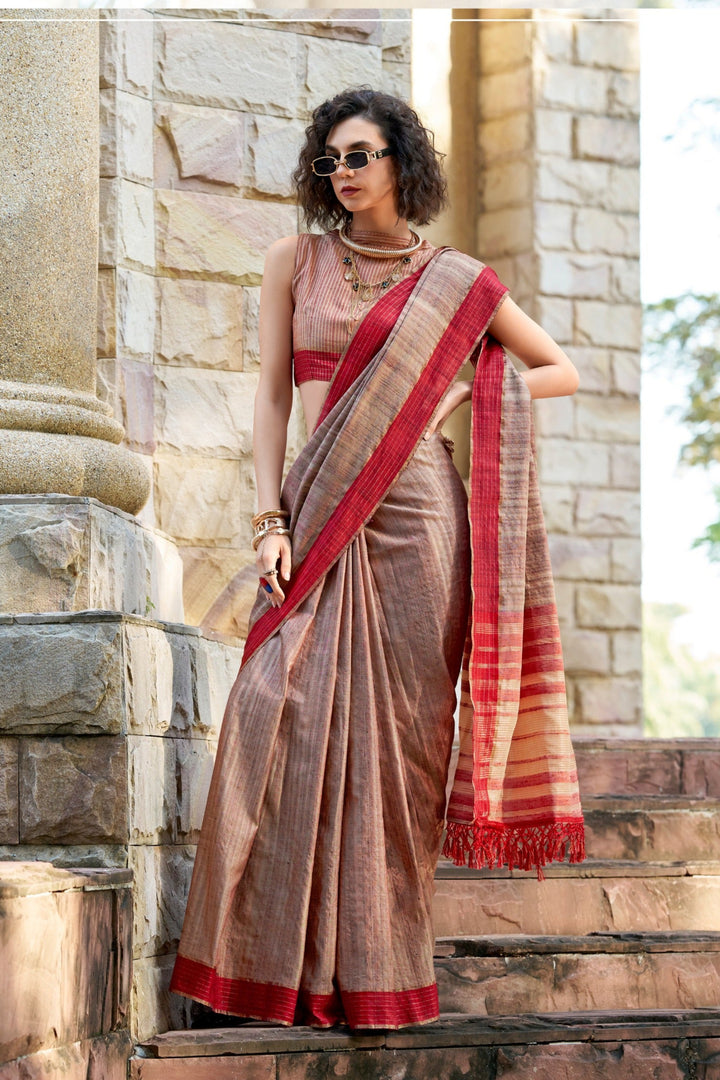 Always Fashionable Fancy katan Silk Saree
