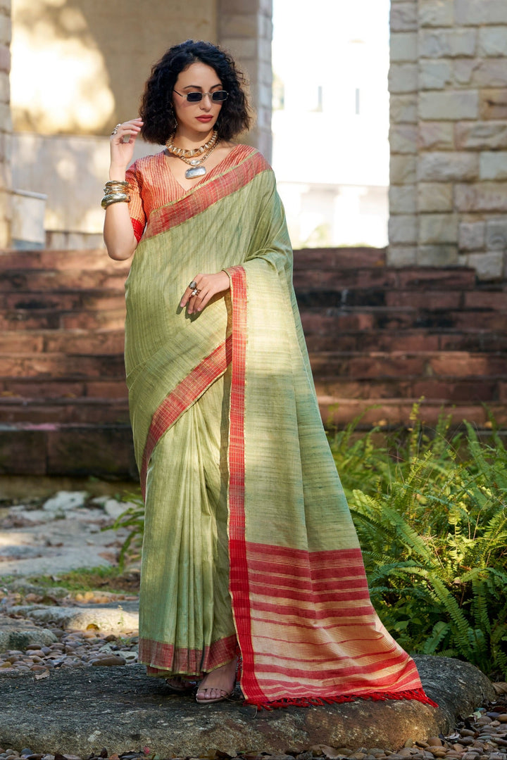 Always Fashionable Fancy katan Silk Saree