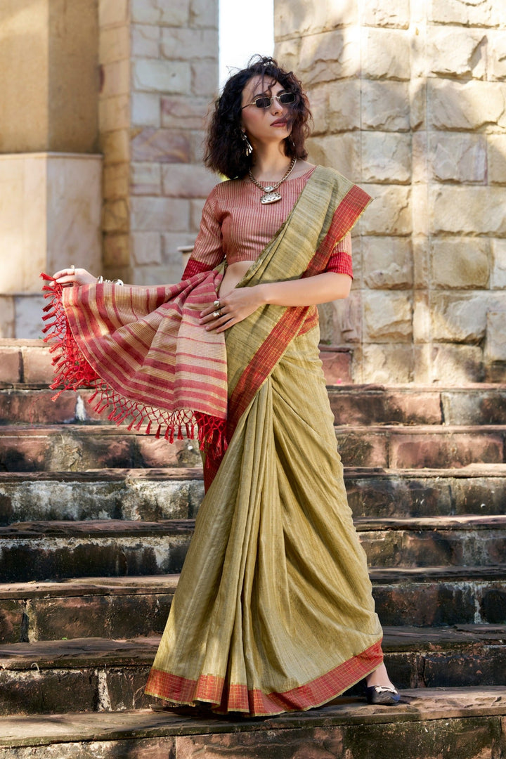 Always Fashionable Fancy katan Silk Saree