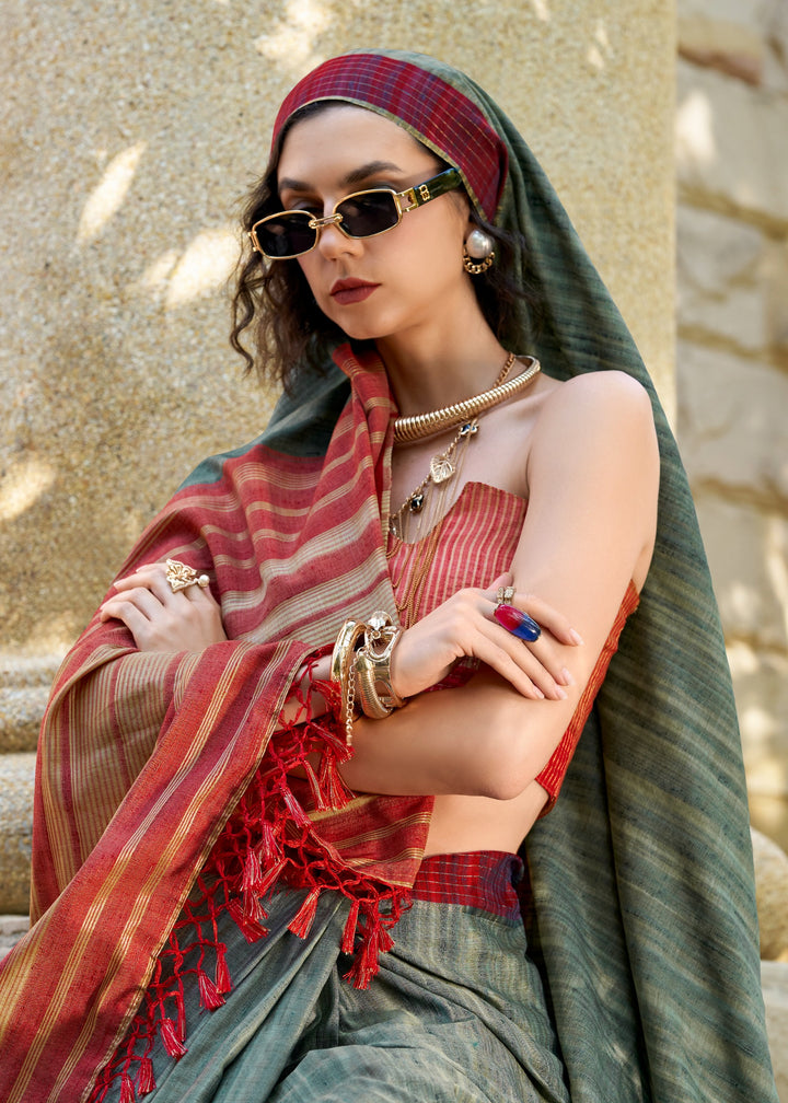 Always Fashionable Fancy katan Silk Saree