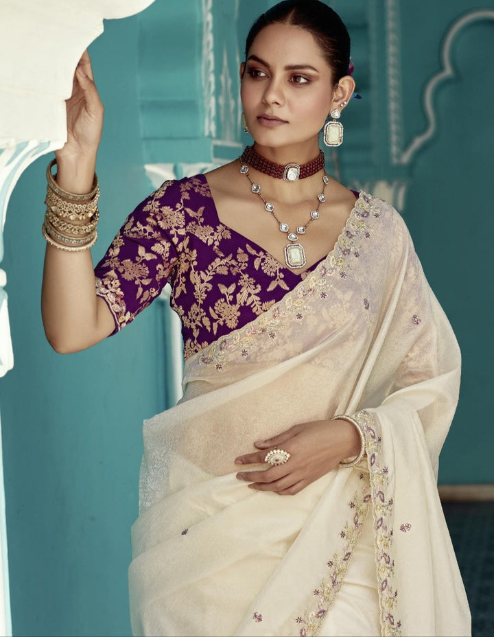 Real Queens Fancy Silk Saree