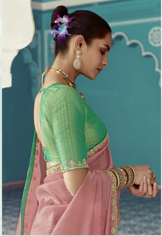 Real Queens Fancy Silk Saree