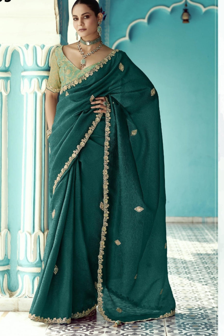 Real Queens Fancy Silk Saree