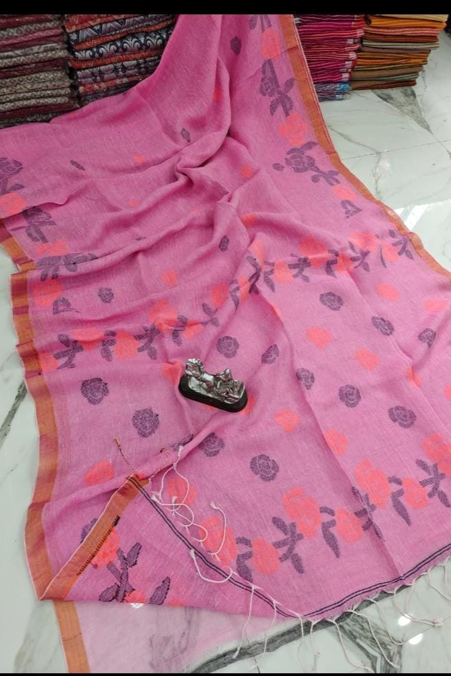 Aarambh linen Banarasi Saree
