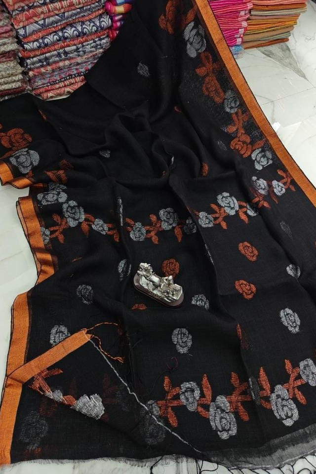 Aarambh linen Banarasi Saree