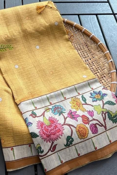 She's Iconic Tussar Silk Saree