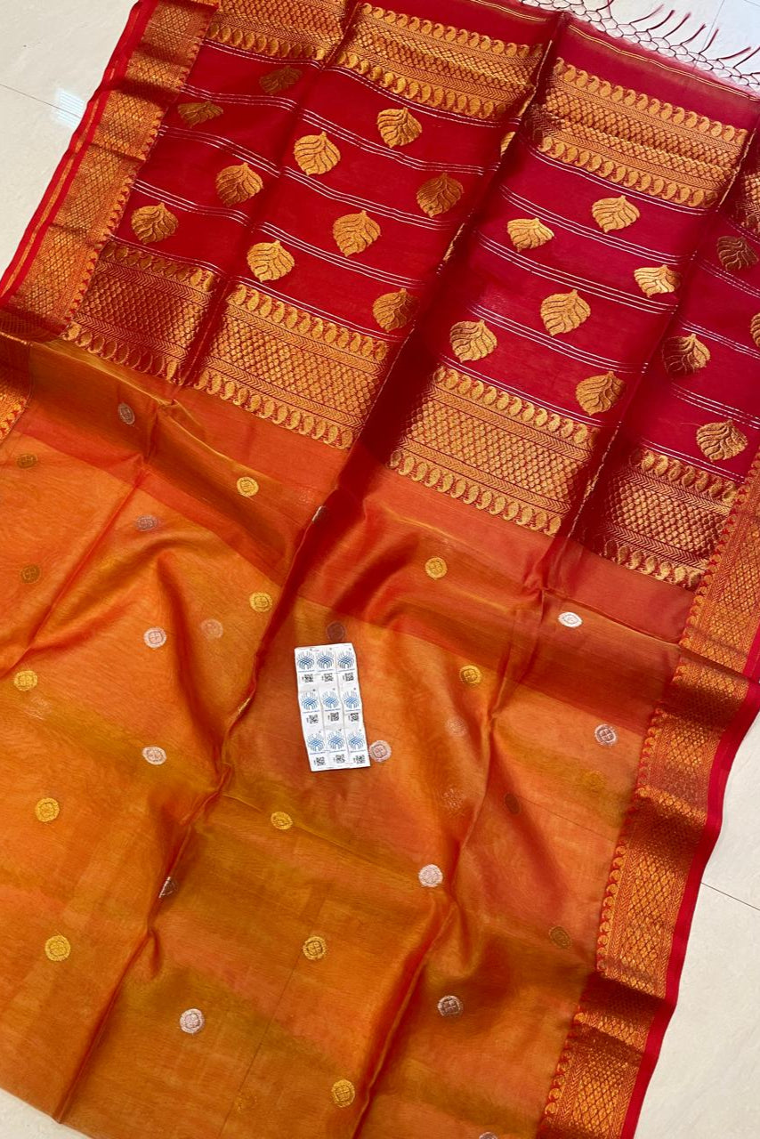 Sreeja Tant Muslin Jamdani Saree