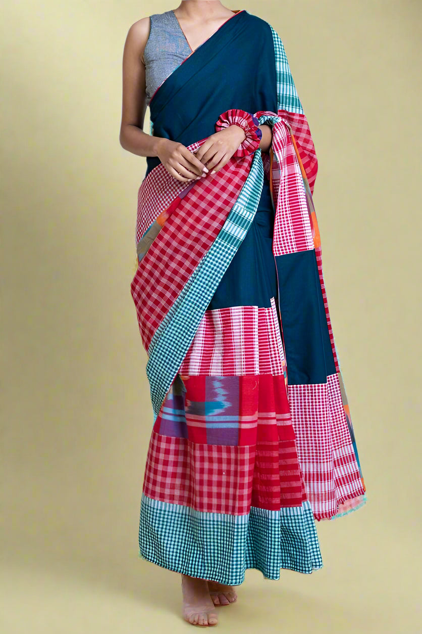Ekaparna Khadi Cotton Saree