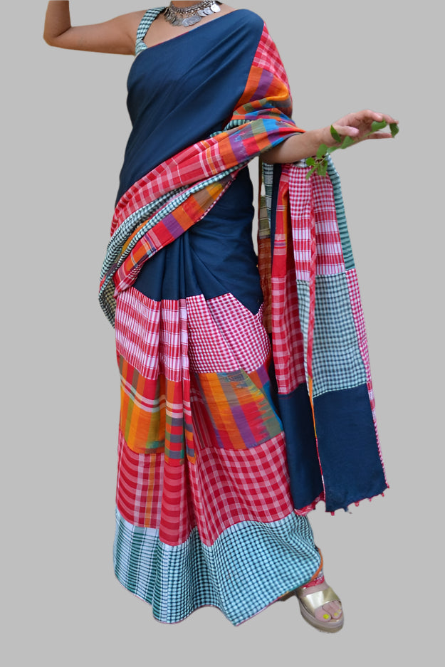 Ekaparna Khadi Cotton Saree