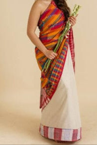 Ekaparna Khadi Cotton Saree