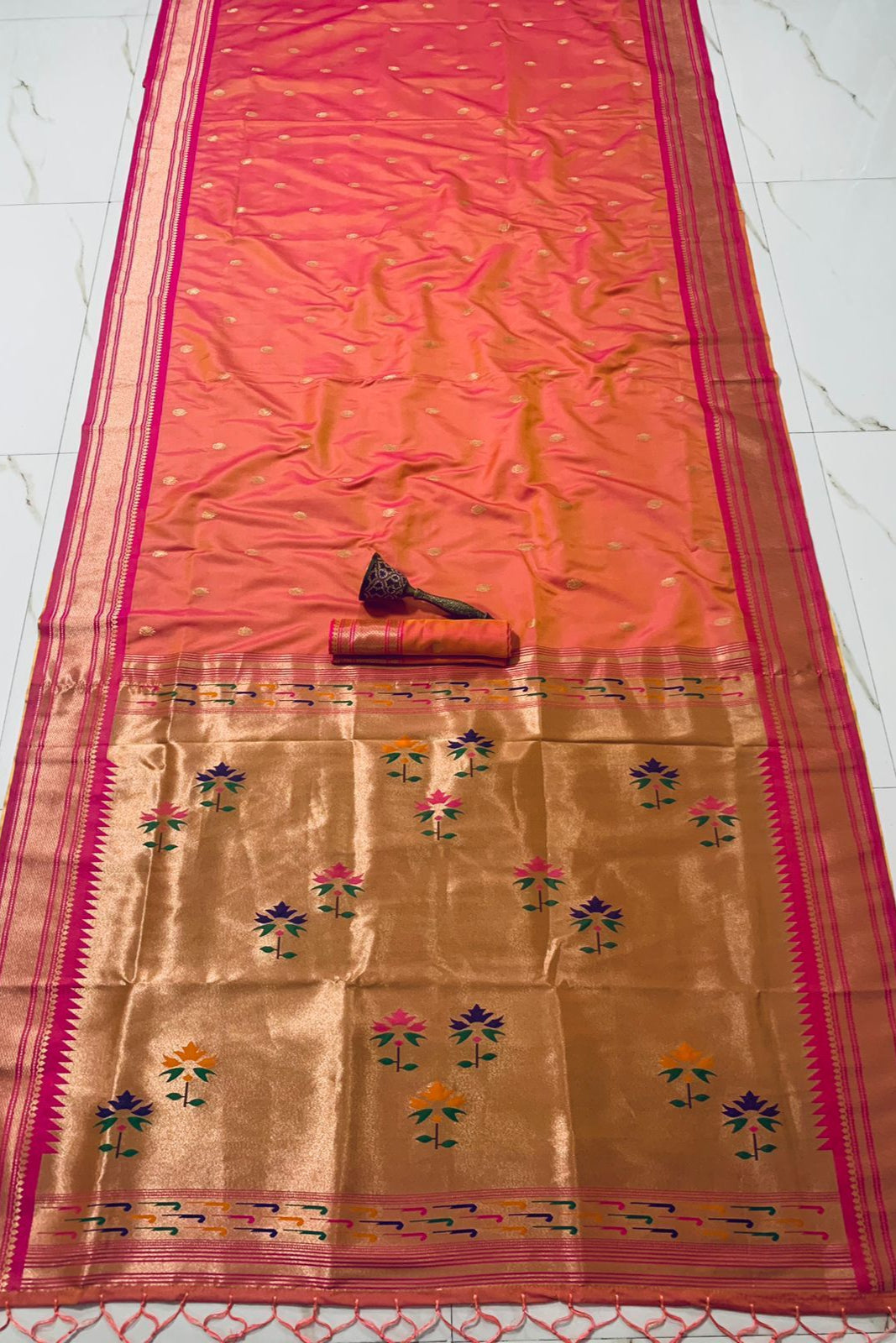 Beauty In The Ordinary Kanjivarum Paithani Silk Saree