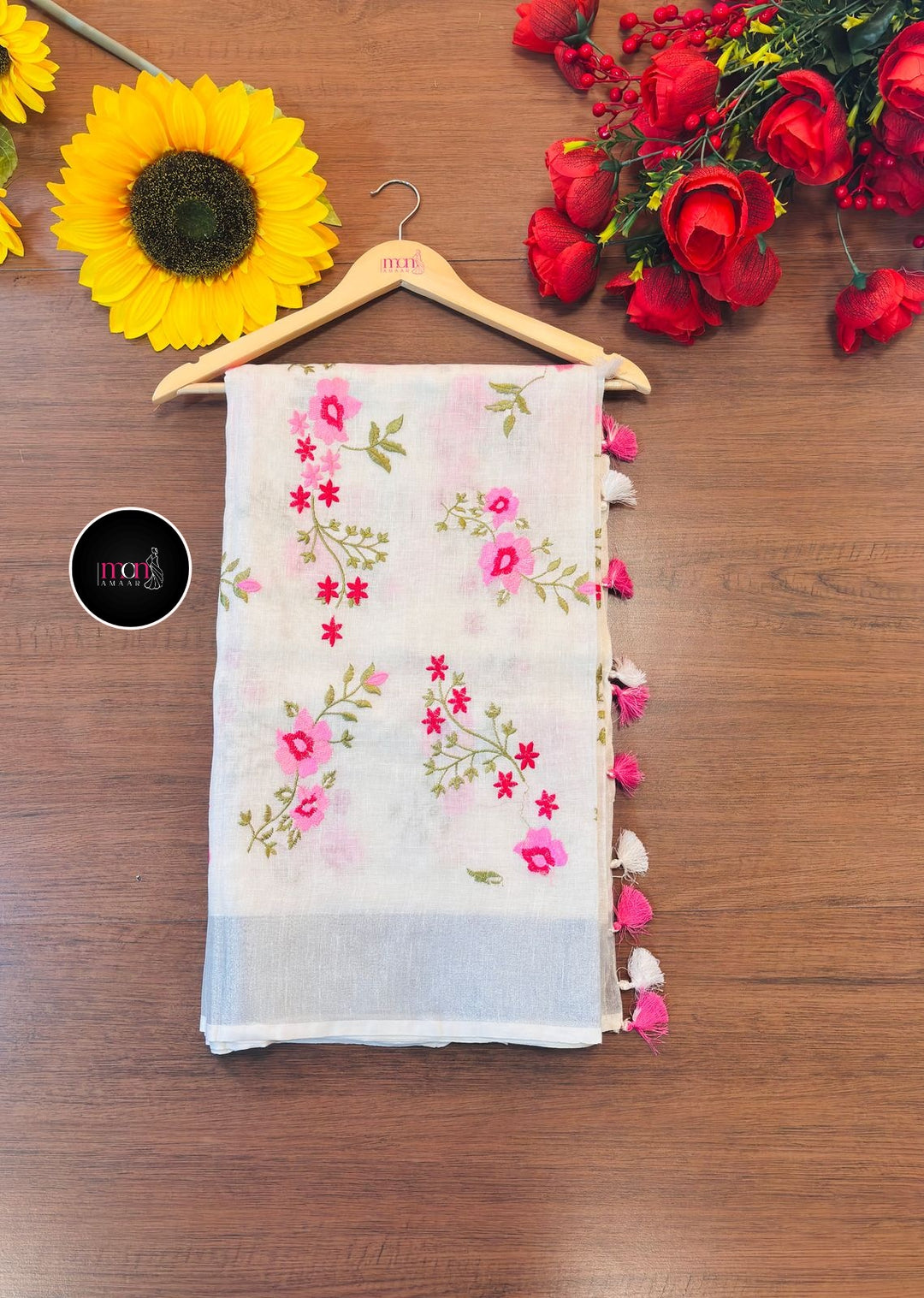 Spring’s Gift - Pure Linen Saree