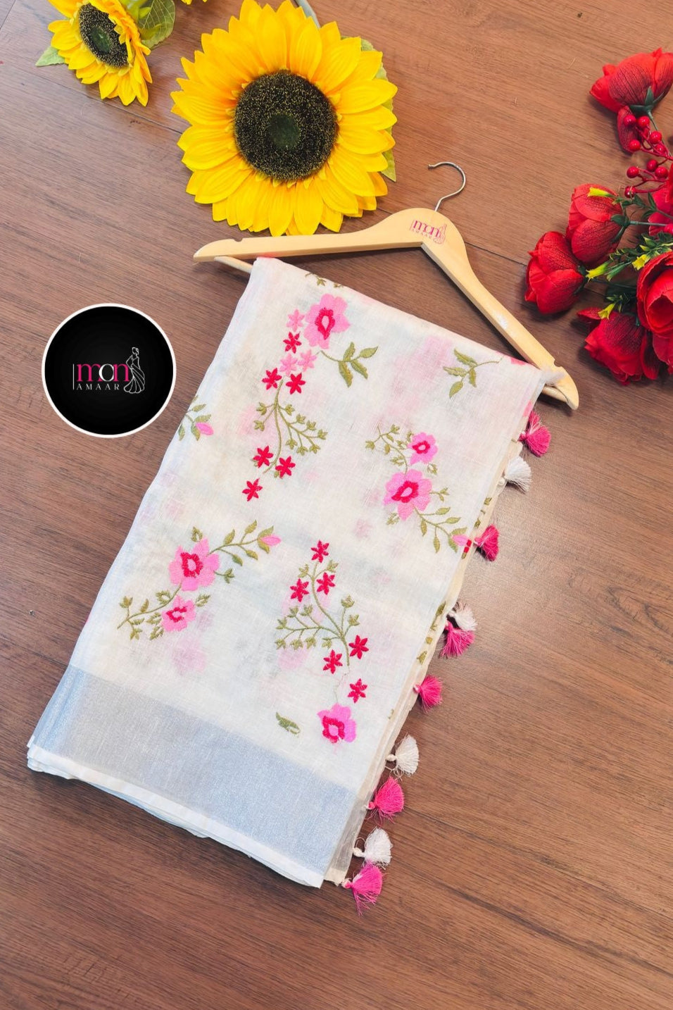 Spring’s Gift - Pure Linen Saree