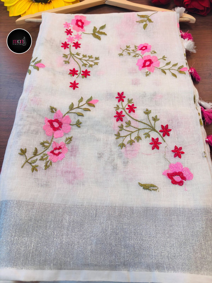 Spring’s Gift - Pure Linen Saree