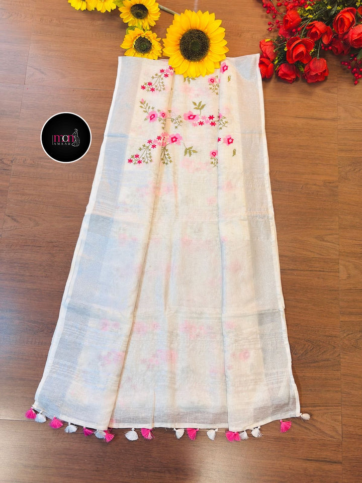 Spring’s Gift - Pure Linen Saree