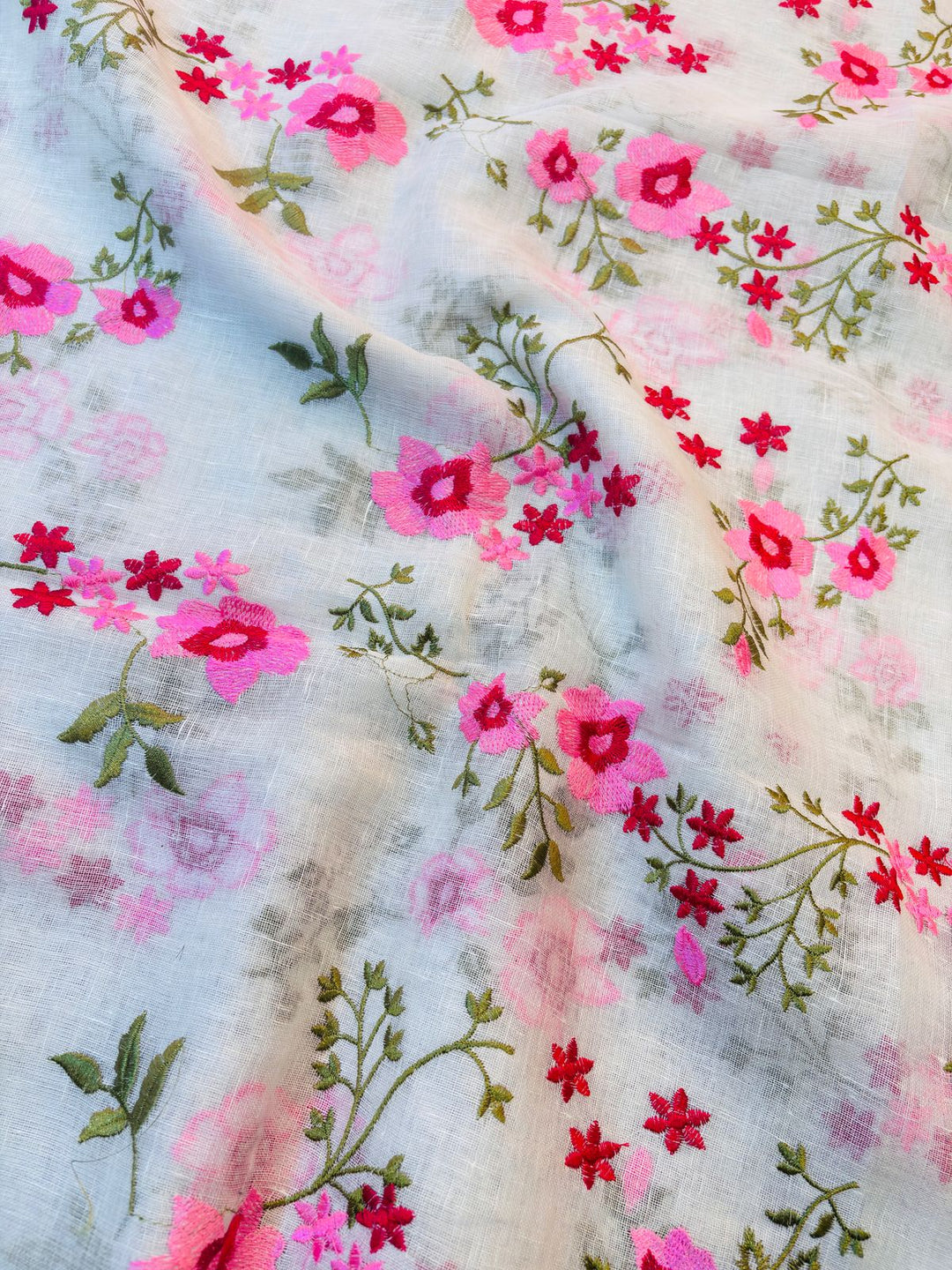 Spring’s Gift - Pure Linen Saree