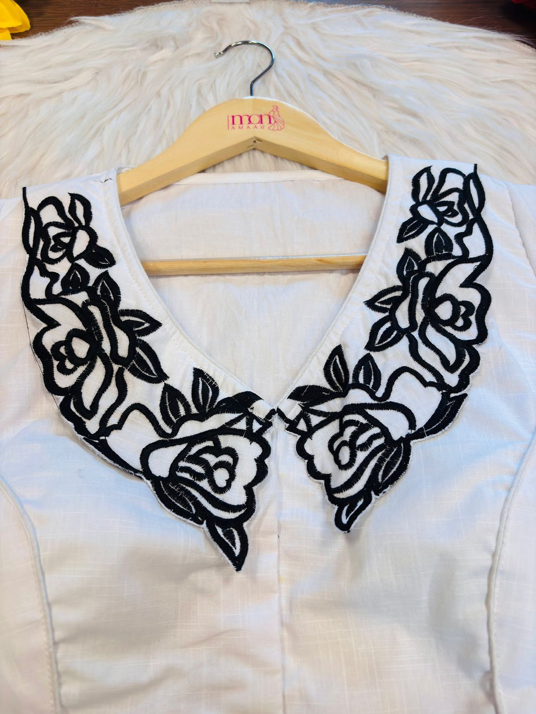 Angel Aura - Designer Blouse With Baby Collar