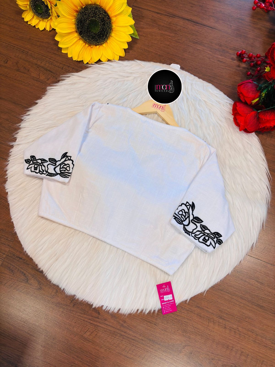 Angel Aura - Designer Blouse With Baby Collar