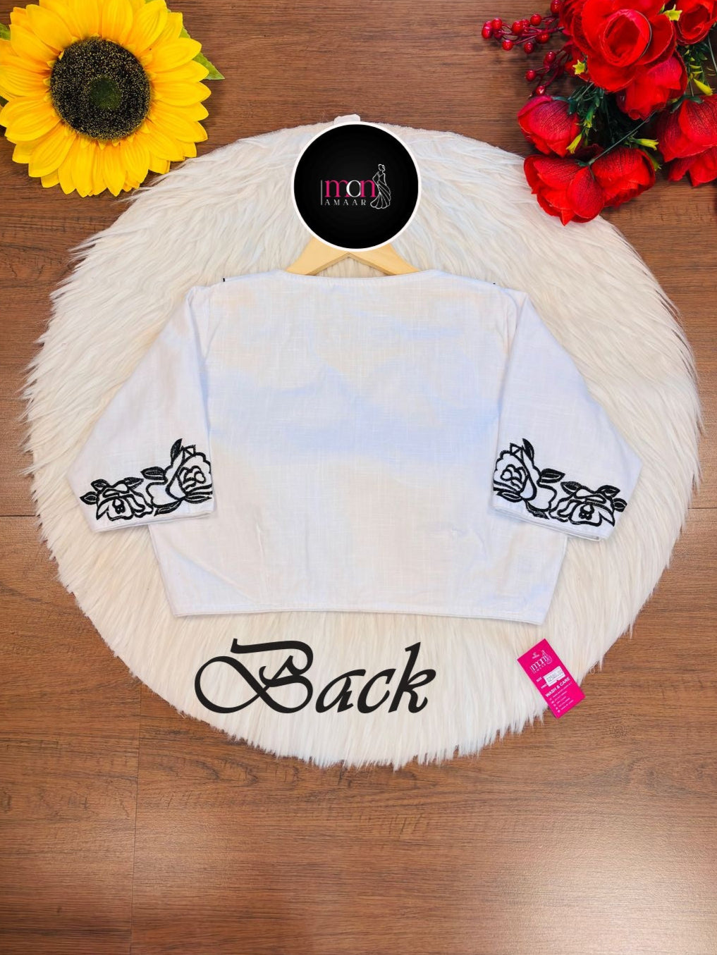 Angel Aura - Designer Blouse With Baby Collar