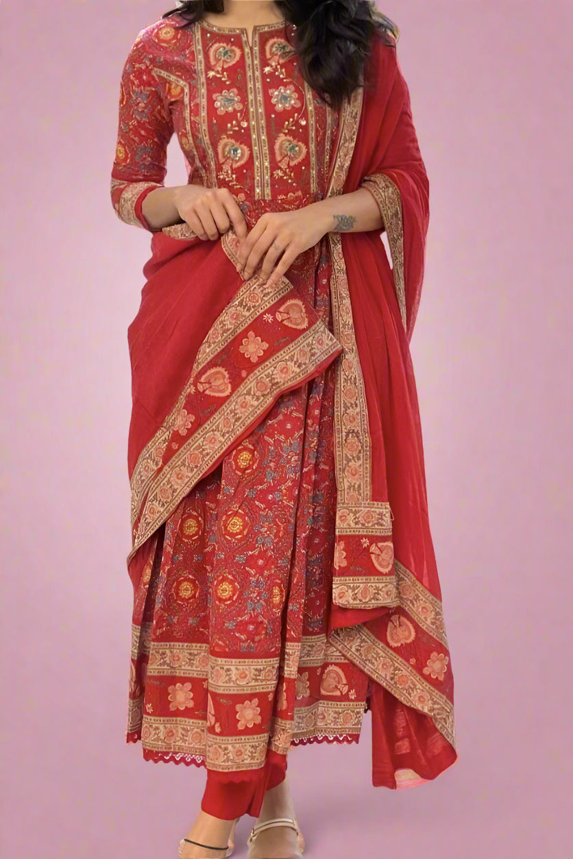 Wings Of A Wanderer Cotton Kurti Set