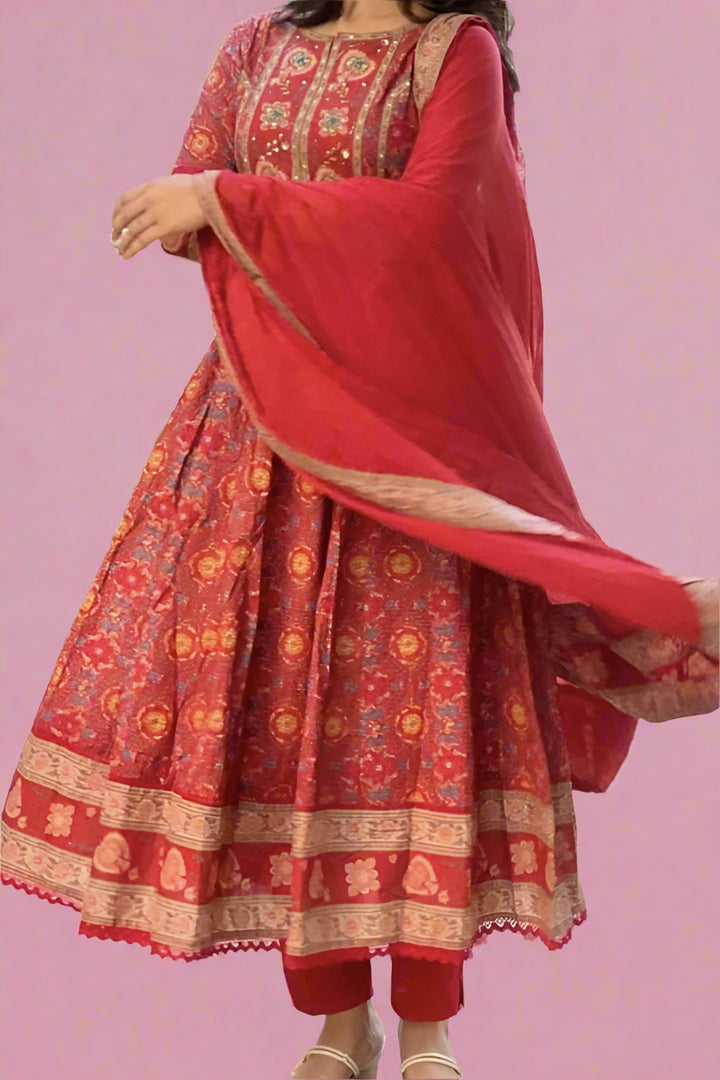 Wings Of A Wanderer Cotton Kurti Set