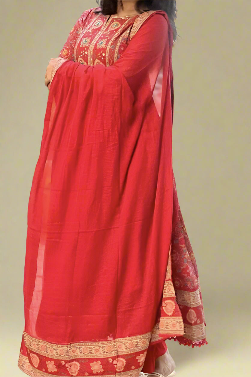 Wings Of A Wanderer Cotton Kurti Set