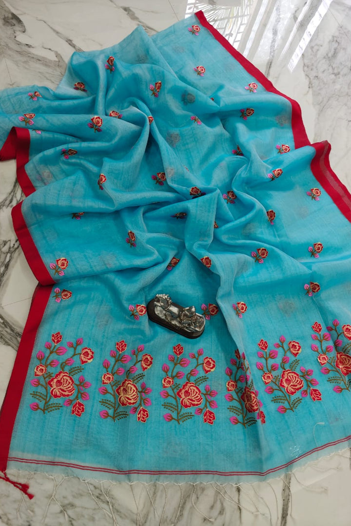 Jaltarang Resom Muslin Saree