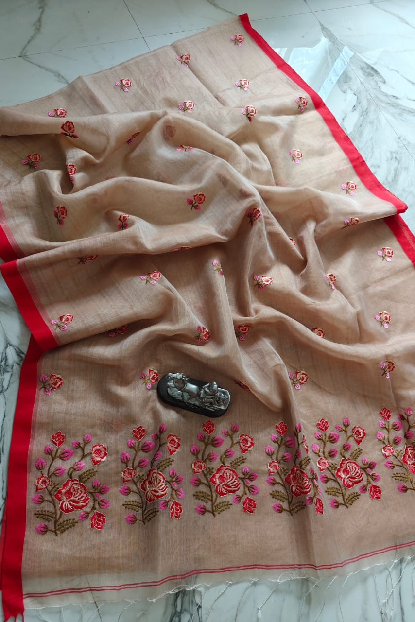 Jaltarang Resom Muslin Saree